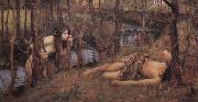 John William Waterhouse A Naiad USA oil painting artist